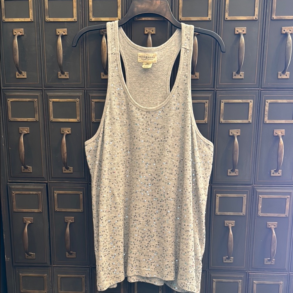 Denim & Supply Ralph Lauren Sequin Tank Top